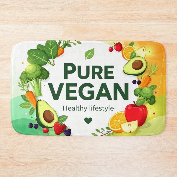 Item preview, Pure Vegan Healthy Lifestyle Logo designed and sold by Simplybe1.
