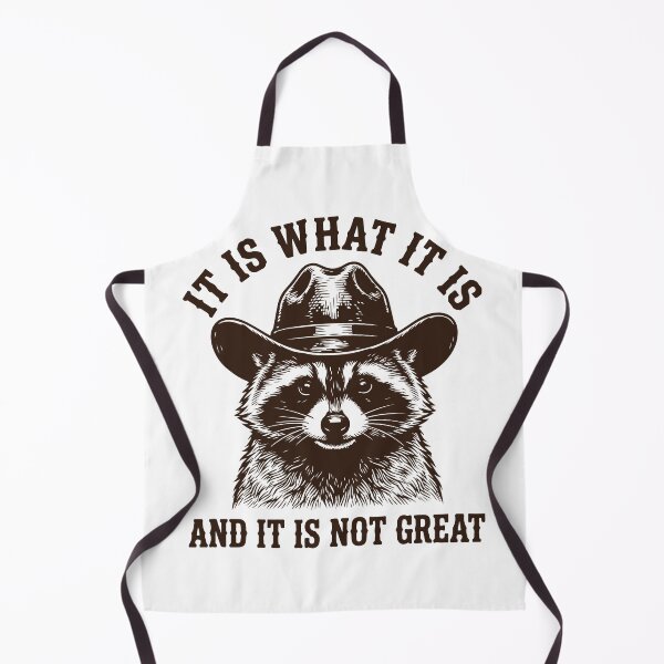 Item preview, Funny Cowboy Raccoon It Is What It Is - Sarcastic Western Trash Panda Meme designed and sold by raedattia.