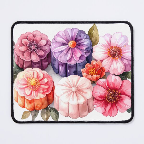 Item preview, Wagashi Sweets Watercolor Design designed and sold by BetweenForms.