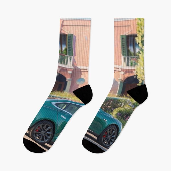 Artikelvorschau, Smaragdgrünes Tesla Model S Italienische Luxusvilla Kunst entworfen und verkauft von UmSkelig834.