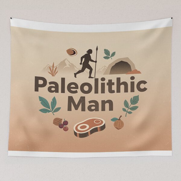 Item preview, Paleolithic Man Lifestyle Design designed and sold by Simplybe1.