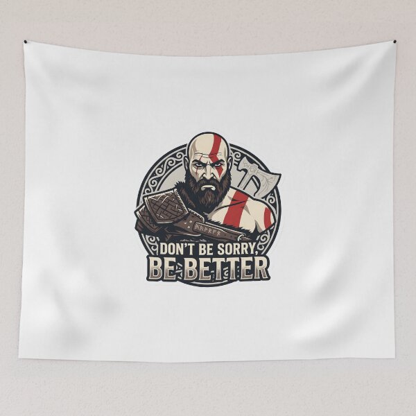 Item preview, Kratos - Dont Be Sorry Be Better designed and sold by Enea Kelo.
