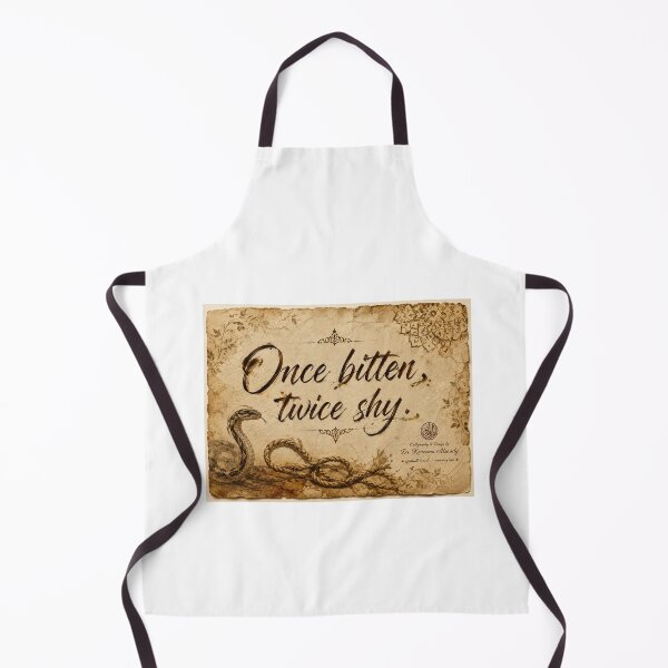 Item preview, Once Bitten, Twice Shy Arabic Proverb designed and sold by LumivaraGallery.