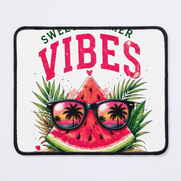 Item preview, Sweet Summer Vibes Retro Watermelon Beach Graphic T-Shirt designed and sold by novaduman.