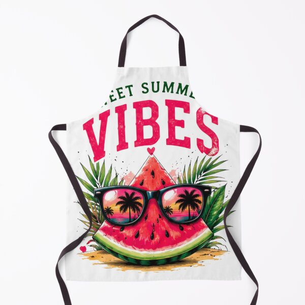 Item preview, Sweet Summer Vibes Retro Watermelon Beach Graphic T-Shirt designed and sold by novaduman.