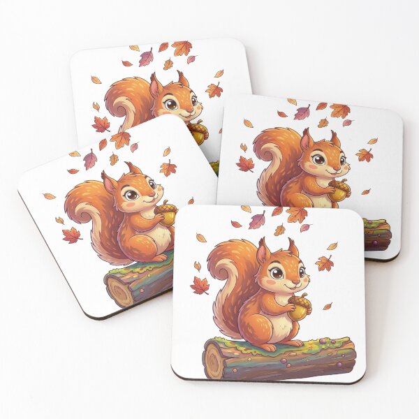 Item preview, Squirrel on log designed and sold by Animals Art.