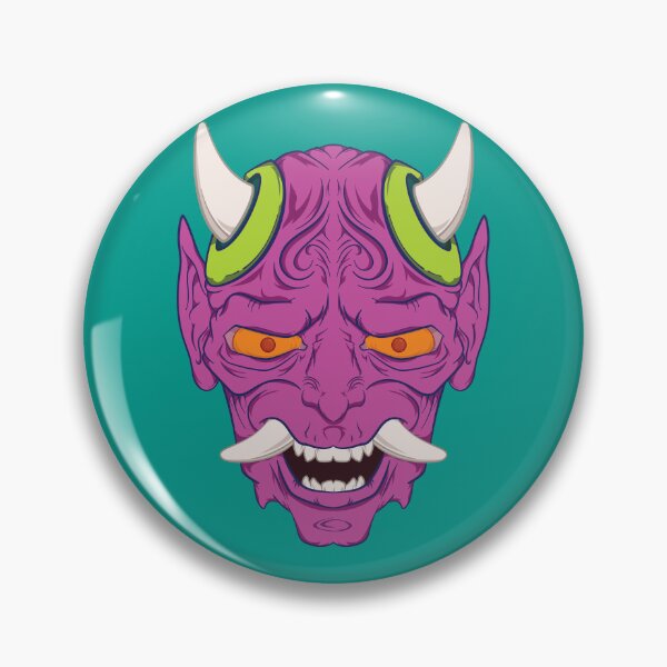 Item preview, Pink Oni Mask designed and sold by Kenneth Shinabery.