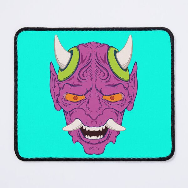 Item preview, Pink Oni Mask designed and sold by Kenneth Shinabery.