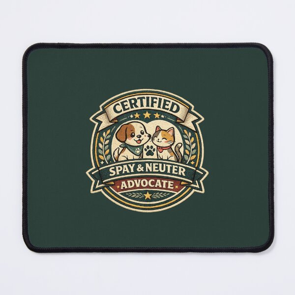Item preview, Certified Spay & Neuter Advocate Vintage Badge designed and sold by PunchDrop.