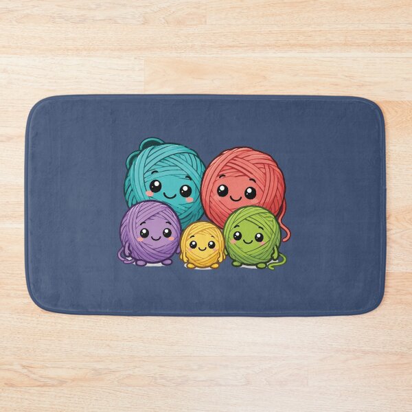 Item preview, Cute Kawaii Yarn Family Crochet designed and sold by SimplePoDesign.