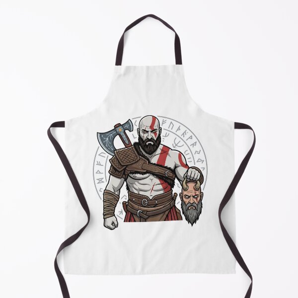 Item preview, Kratos Holding Mimir - The Smartest Man Alive designed and sold by Enea Kelo.