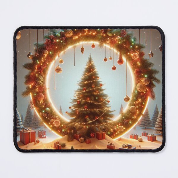 Item preview, Christmas Tree in Glowing Ornament Frame designed and sold by Pioneer Spirit Market.