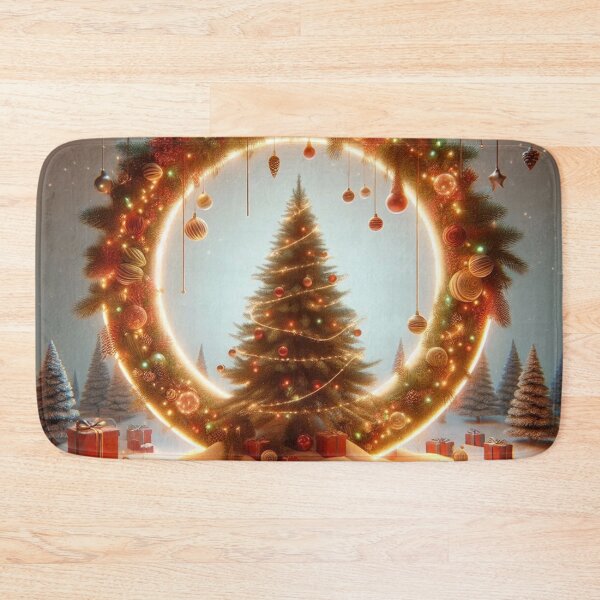 Item preview, Christmas Tree in Glowing Ornament Frame designed and sold by Pioneer Spirit Market.