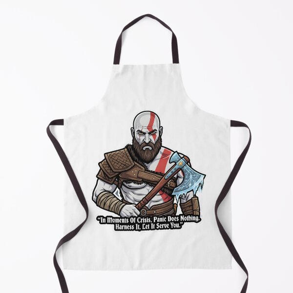 Item preview, Kratos - In Moments Of Crisis Panic Does Nothing designed and sold by Enea Kelo.