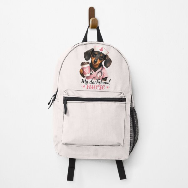 Item preview, My Dachshund Nurse Dog Holding Coffee Art designed and sold by MythicCotton.