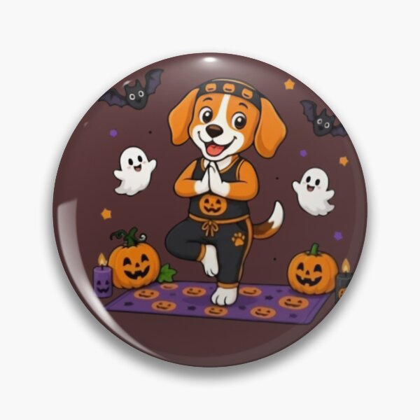 Item preview, Cute Yoga Dog Halloween Zen Puppy Spooky Season designed and sold by Kyilestore.