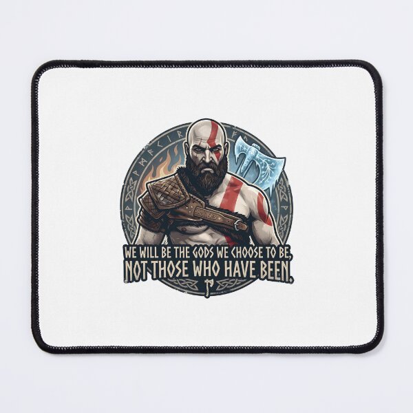 Item preview, Kratos - We Will Be The Gods We Choose To Be designed and sold by Enea Kelo.