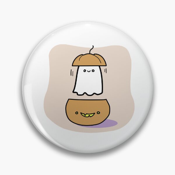 Item preview, Kawaii Ghost Flying Out Of Halloween Pumpkin designed and sold by JOCSTOCK.