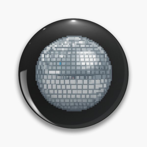 Item preview, Pixel Blue Disco Ball designed and sold by tamsclub.