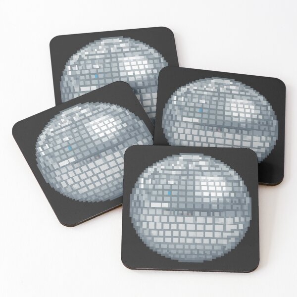 Item preview, Pixel Blue Disco Ball designed and sold by tamsclub.