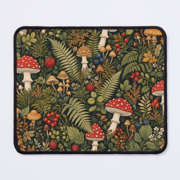 Item preview, Forest Mushrooms and Berries designed and sold by Tau Tia L Douglass.