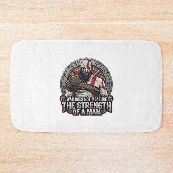Item preview, Kratos - War Does Not Measure The Strength Of A Man designed and sold by Enea Kelo.