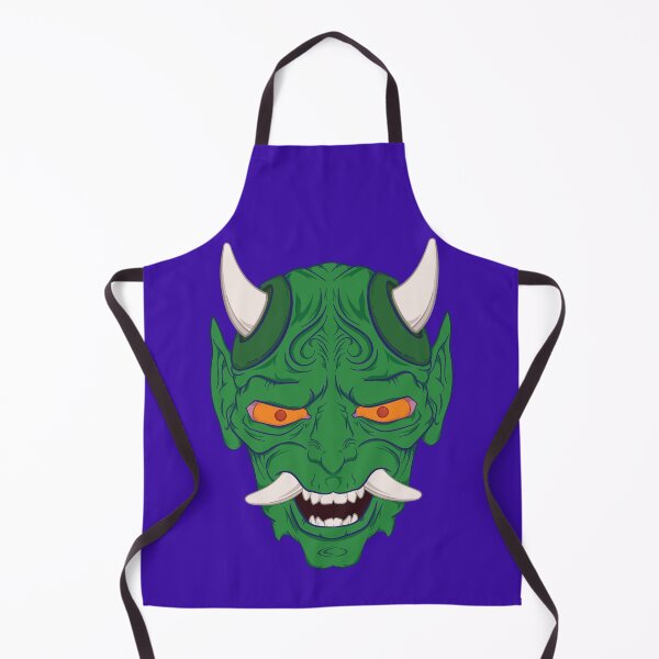Item preview, Green Oni Mask designed and sold by Kenneth Shinabery.