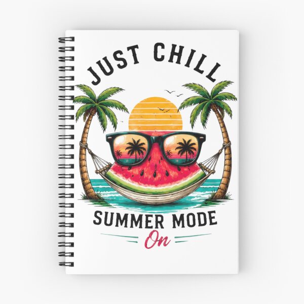 Item preview, Just Chill Summer Mode On Retro Beach Watermelon Graphic T-Shirt designed and sold by novaduman.