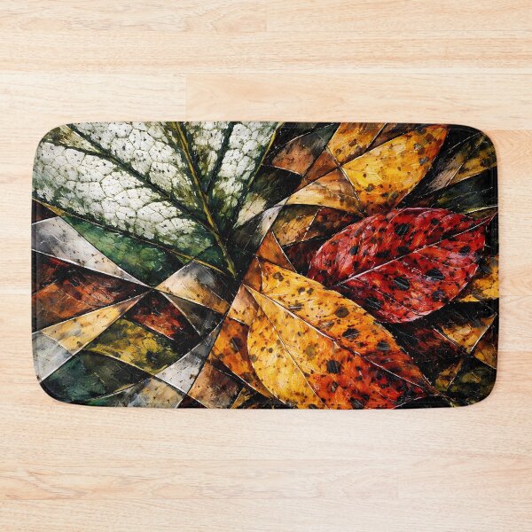 Item preview, Colorful Autumn Leaves Collage designed and sold by cuprum.