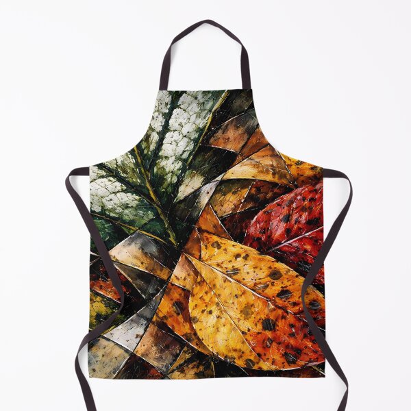 Artikelvorschau, Collage aus bunten Herbstblättern entworfen und verkauft von cuprum.