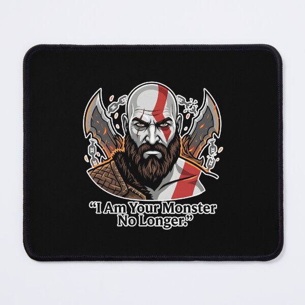 Item preview, Kratos - I Am Your Monster No Longer Spartan Warrior Badge designed and sold by Enea Kelo.
