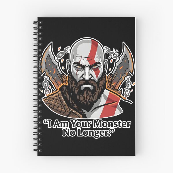Item preview, Kratos - I Am Your Monster No Longer Spartan Warrior Badge designed and sold by Enea Kelo.