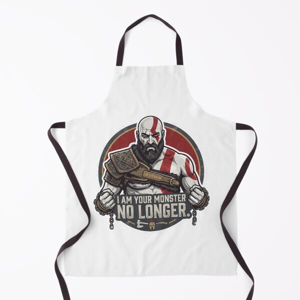 Item preview, Kratos - I Am Your Monster No Longer Spartan Warrior Badge designed and sold by Enea Kelo.