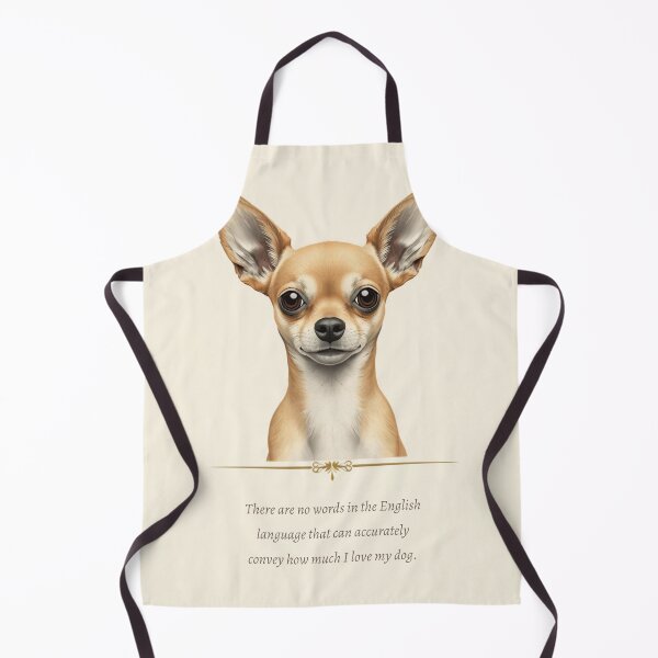 Item preview, "Chiweenie Dog Portrait Love Quote Print" designed and sold by WaggingTailsCo.