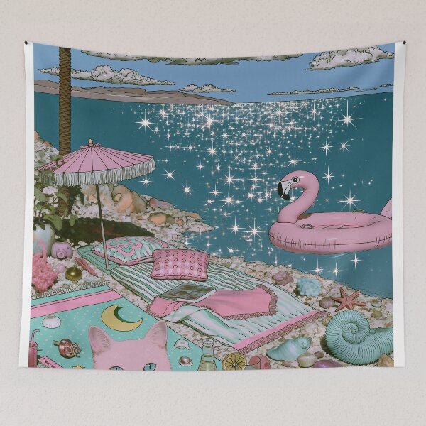 Item preview, The Pink Guardian of Endless Summer designed and sold by oanaunciuleanu.