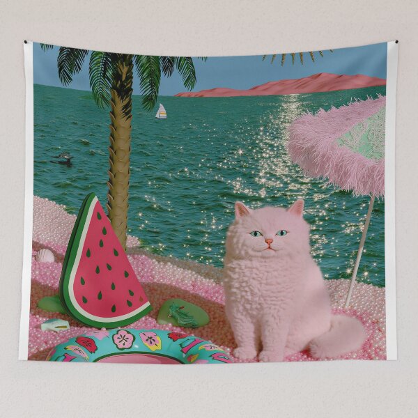 Item preview, The Pink Guardian of Endless Summer designed and sold by oanaunciuleanu.