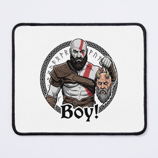 Item preview, Kratos Holding Mimir - BOY! designed and sold by Enea Kelo.