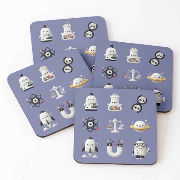 Item preview, Cute Science Sticker Pack designed and sold by MegaNovaArt.