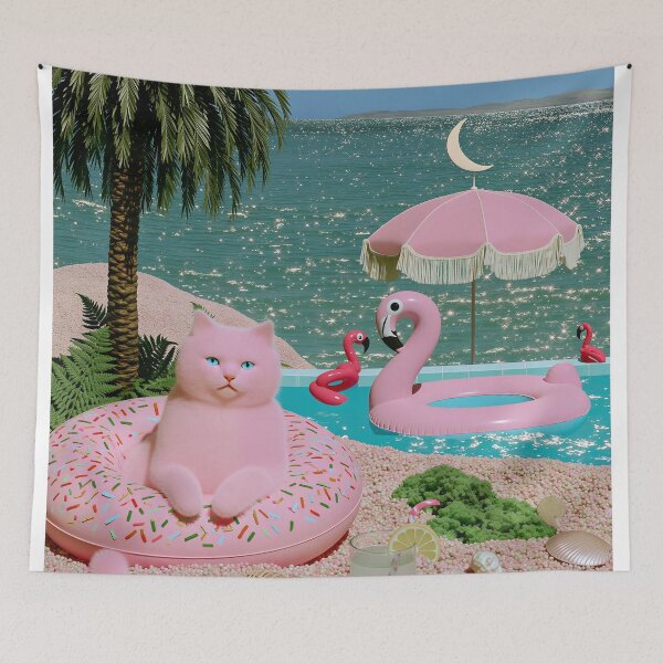 Item preview, The Pink Guardian of Endless Summer designed and sold by oanaunciuleanu.
