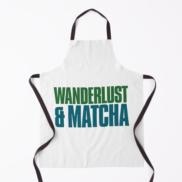 Item preview, Wanderlust & Matcha Sticker | Coffee & Travel Aesthetic | Laptop Water Bottle Decal designed and sold by Art90o.