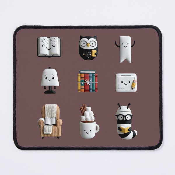 Item preview, Cute Reading Sticker Pack designed and sold by MegaNovaArt.