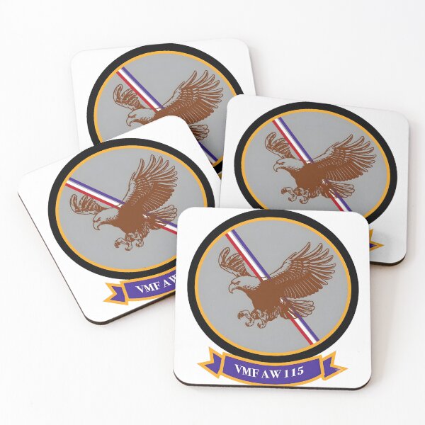 Item preview, VMFAW-115 "Silver Eagles" Fighter Squadron Insignia designed and sold by CharlieDesings.