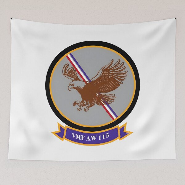 Item preview, VMFAW-115 "Silver Eagles" Fighter Squadron Insignia designed and sold by CharlieDesings.