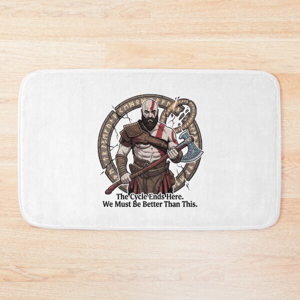 Item preview, Kratos - The Cycle Ends Here designed and sold by Enea Kelo.