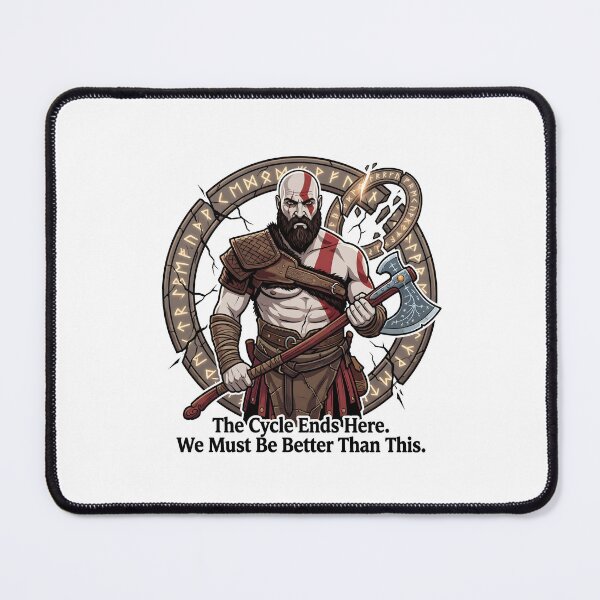Item preview, Kratos - The Cycle Ends Here designed and sold by Enea Kelo.
