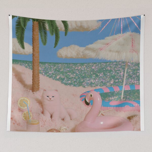 Item preview, The Pink Guardian of Endless Summer designed and sold by oanaunciuleanu.
