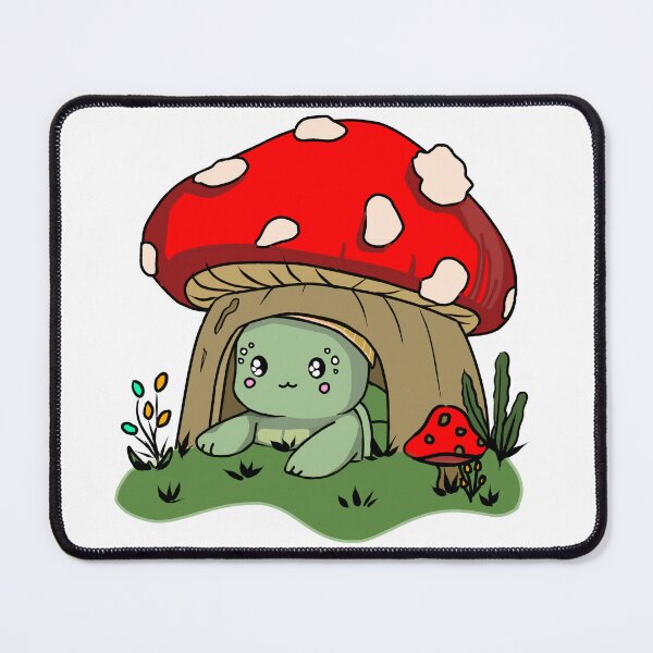 Item preview, Turtle Tobi inside a mushroomhouse. designed and sold by DAWNRA.
