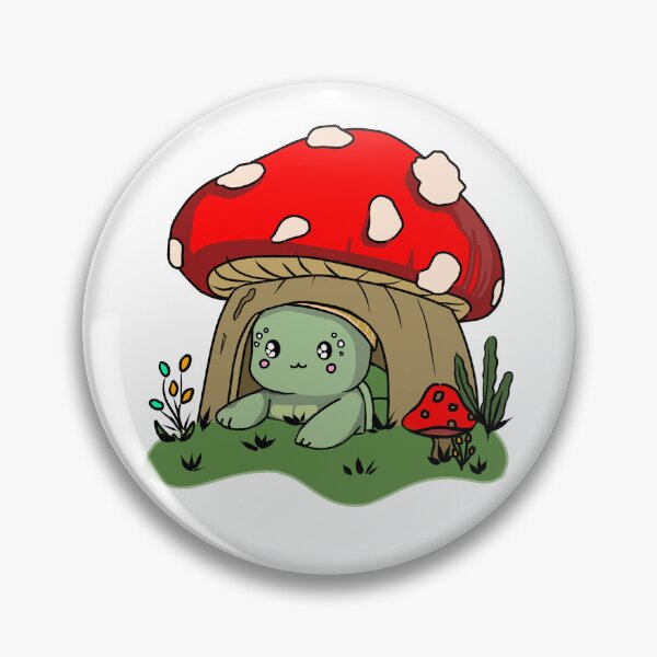 Item preview, Turtle Tobi inside a mushroomhouse. designed and sold by DAWNRA.