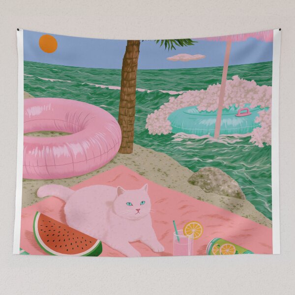 Item preview, The Pink Guardian of Endless Summer designed and sold by oanaunciuleanu.