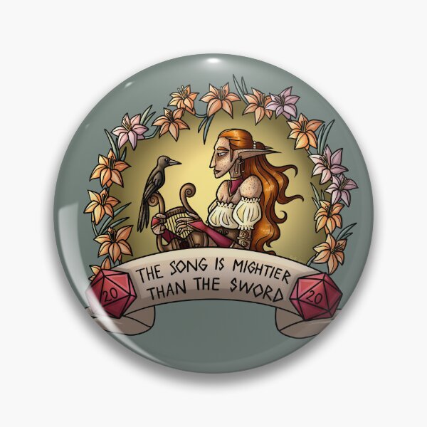Item preview, The song is mightier than the sword designed and sold by RedFire-Art.